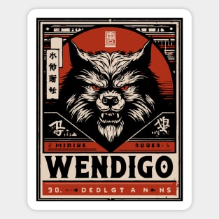 Wendigo Spirit | Native Folklore Horror Art Magnet